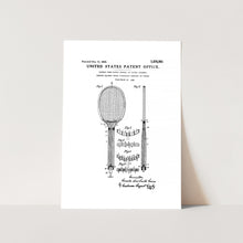 Load image into Gallery viewer, Tennis Racket Patent Art Print