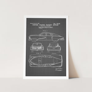 Tucker Automobile Patent Art Print
