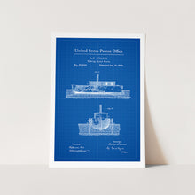 Load image into Gallery viewer, Tug Boat Patent Art Print