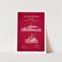 Load image into Gallery viewer, Tug Boat Patent Art Print