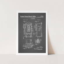 Load image into Gallery viewer, Vintage Telephone Patent Art Print
