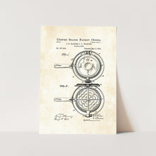 Load image into Gallery viewer, Waffle Iron Patent Art Print