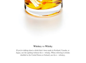 Whiskey vs Whisky Art Print