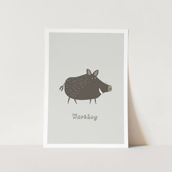 Willie the Warthog Art Print