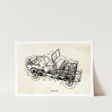Load image into Gallery viewer, Willys MB Jeep Patent Art Print