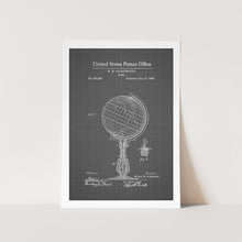 Load image into Gallery viewer, World Globe Patent Art Print