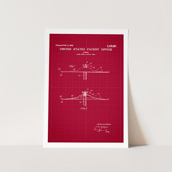 Zildjian Cymbal Patent Art Print