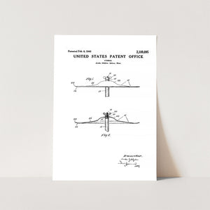 Zildjian Cymbal Patent Art Print